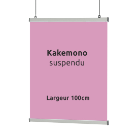 Kakémono Suspendu largeur 100cm
